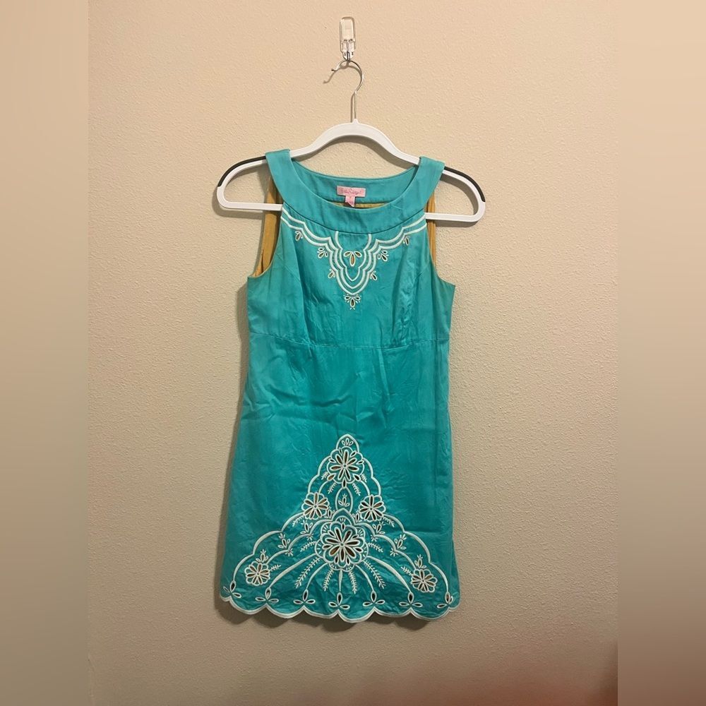 Lilly Pulitzer Jacqueline Embroidered Eyelet Dress